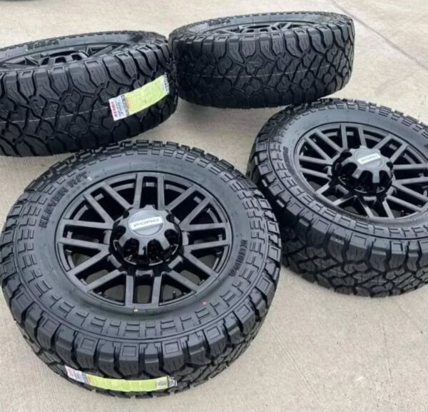 F-250/350 OEM Black rims wheels and tires